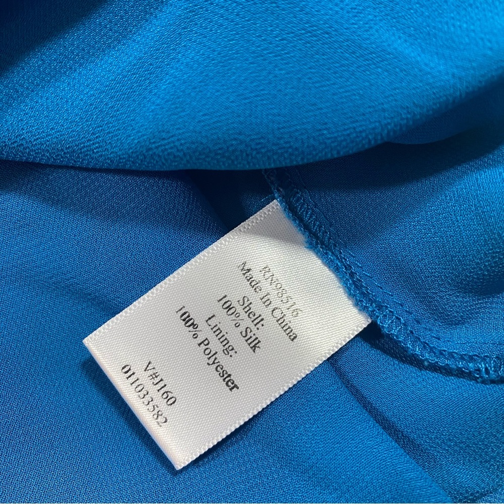 Coldwater Creek Silk Top Colorful Women's Top Lon… - image 6